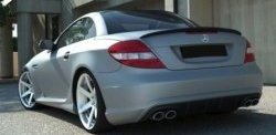 19 349 р. Задний бампер AMG Style Mercedes-Benz SLK class R171 (2004-2010) (Неокрашенный)  с доставкой в г. Кемерово. Увеличить фотографию 2