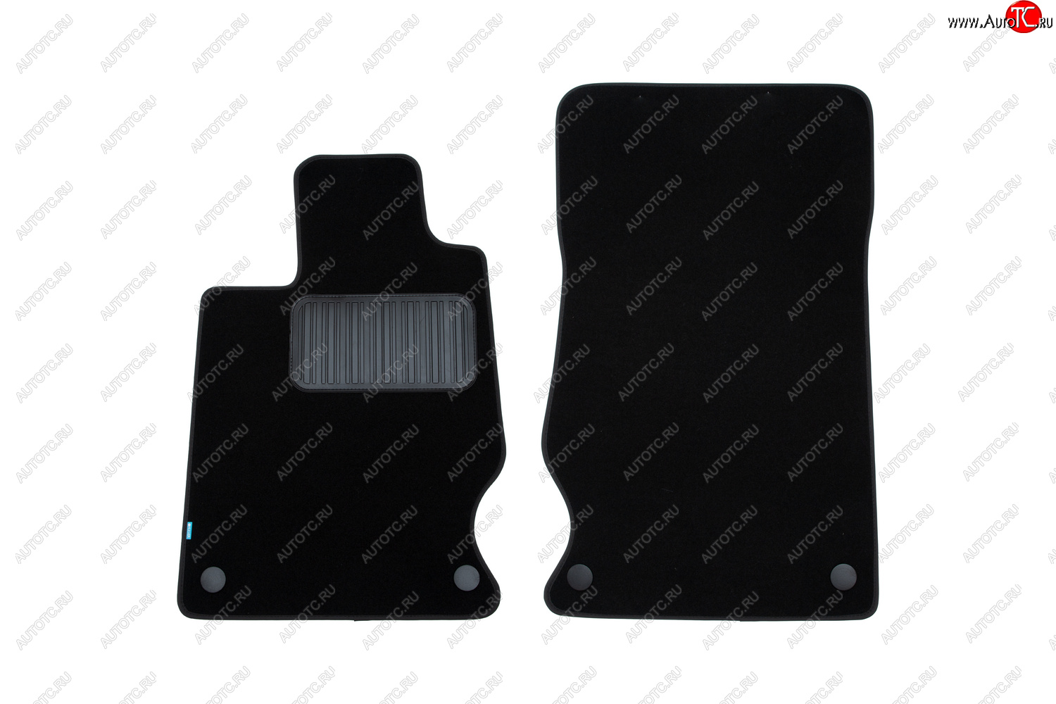 9 549 р. Текстильные коврики салона Klever Premium (передние 2шт)  Mercedes-Benz SL class  R230 (2002-2013) (Черные)  с доставкой в г. Кемерово