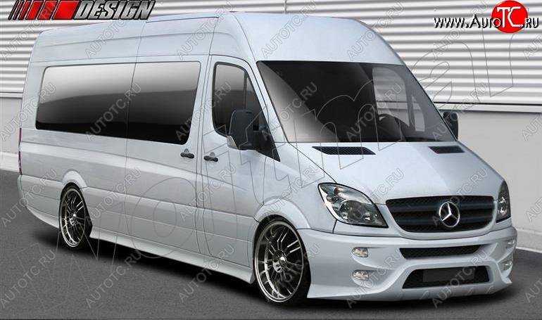 8 899 р. Передний бампер ST Mercedes-Benz Sprinter W906 (2006-2013)  с доставкой в г. Кемерово