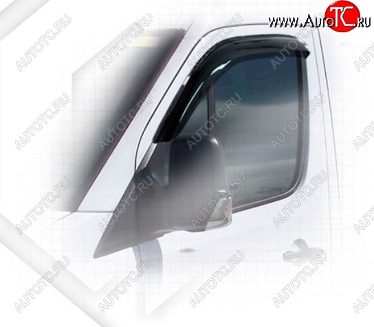 2 699 р. Дефлектора окон CA-Plastic Mercedes-Benz Sprinter W906 рестайлинг (2014-2018) (Classic полупрозрачный, Без хром.молдинга)  с доставкой в г. Кемерово