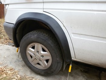7 149 р. Накладки на колёсные арки CT Mercedes-Benz Sprinter W901 (1995-2000) (Неокрашенные)  с доставкой в г. Кемерово. Увеличить фотографию 3