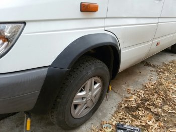 7 149 р. Накладки на колёсные арки CT Mercedes-Benz Sprinter W901 (1995-2000) (Неокрашенные)  с доставкой в г. Кемерово. Увеличить фотографию 4