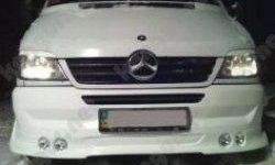 1 649 р. Реснички на фары CT Mercedes-Benz Sprinter W901 (1995-2000) (Неокрашенные)  с доставкой в г. Кемерово. Увеличить фотографию 2