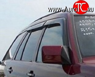 1 059 р. Комплект дефлекторов окон (ветровиков) 4 шт. (универсал) Russtal Mercedes-Benz E-Class S124 универсал рестайлинг (1993-1996)  с доставкой в г. Кемерово