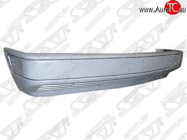12 299 р. Передний бампер SAT (под кондиционер и молдинг, пр-во Тайвань) Mercedes-Benz E-Class W124 седан дорестайлинг (1984-1993) (Неокрашенный)  с доставкой в г. Кемерово