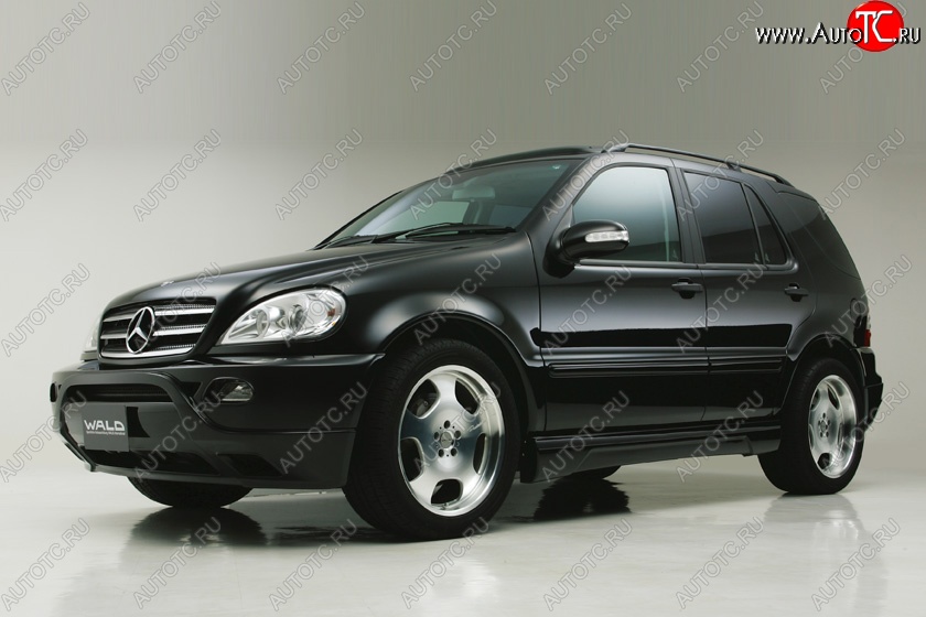 11 399 р. Пороги накладки Executive Line Wald Mercedes-Benz ML class W163 дорестайлинг (1997-2001) (Неокрашенные)  с доставкой в г. Кемерово