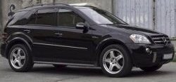 8 449 р. Накладки на колёсные арки CT Mercedes-Benz ML class W164 дорестайлинг (2005-2008) (Неокрашенные)  с доставкой в г. Кемерово. Увеличить фотографию 7