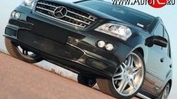 11 699 р. Передние вставки для модульной оптики Sport Mercedes-Benz ML class W164 дорестайлинг (2005-2008)  с доставкой в г. Кемерово. Увеличить фотографию 2