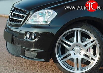 11 699 р. Передние вставки для модульной оптики Sport Mercedes-Benz ML class W164 дорестайлинг (2005-2008)  с доставкой в г. Кемерово