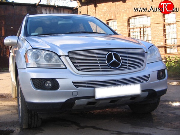 5 399 р. Декоративная вставка воздухозаборника Berkut Mercedes-Benz ML class W164 дорестайлинг (2005-2008)  с доставкой в г. Кемерово