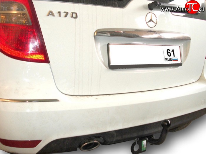 4 799 р. Фаркоп Лидер Плюс Mercedes-Benz A class W169 дорестайлинг, хэтчбэк 5 дв. (2005-2008) (Без электропакета)  с доставкой в г. Кемерово