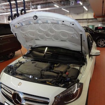 Упоры капота Russtal Mercedes-Benz A class W176 дорестайлинг, хэтчбэк 5 дв. (2012-2015)