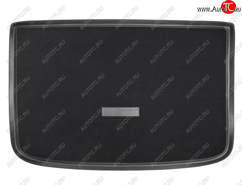 3 299 р. Комбинированый коврик багажника Unidec  Mercedes-Benz A class  W176 (2012-2015) дорестайлинг, хэтчбэк 5 дв. (Черный)  с доставкой в г. Кемерово