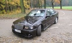 25 899 р. Передний бампер CSR Mercedes-Benz C-Class W202 дорестайлинг седан (1993-1997)  с доставкой в г. Кемерово. Увеличить фотографию 2