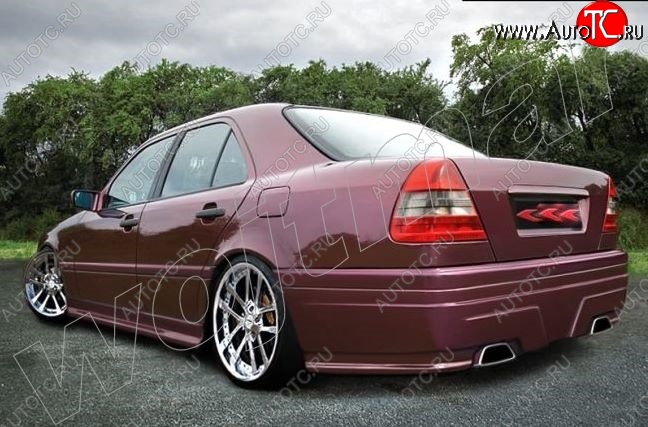 14 199 р. Пороги накладки R1 Mercedes-Benz C-Class W202 дорестайлинг седан (1993-1997)  с доставкой в г. Кемерово
