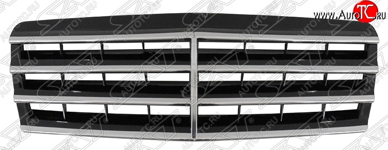 13 799 р. Решётка радиатора (SPORT BLACK) SAT Mercedes-Benz C-Class W202 дорестайлинг седан (1993-1997) (Неокрашенная)  с доставкой в г. Кемерово