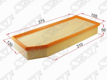 Фильтр воздушный двигателя (diesel) SAT (375/310х155/120х56 mm) Mercedes-Benz C-Class  W203 - E-Class  W210