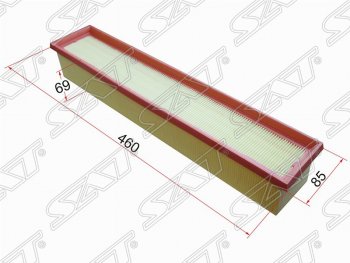 Фильтр воздушный двигателя SAT (460х86х69 mm) Mercedes-Benz C-Class  W203 (2000-2008) дорестайлинг седан, рестайлинг седан