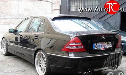 5 099 р. Козырёк на заднее стекло LORINSER Mercedes-Benz C-Class W203 дорестайлинг седан (2000-2004) (Неокрашенный)  с доставкой в г. Кемерово