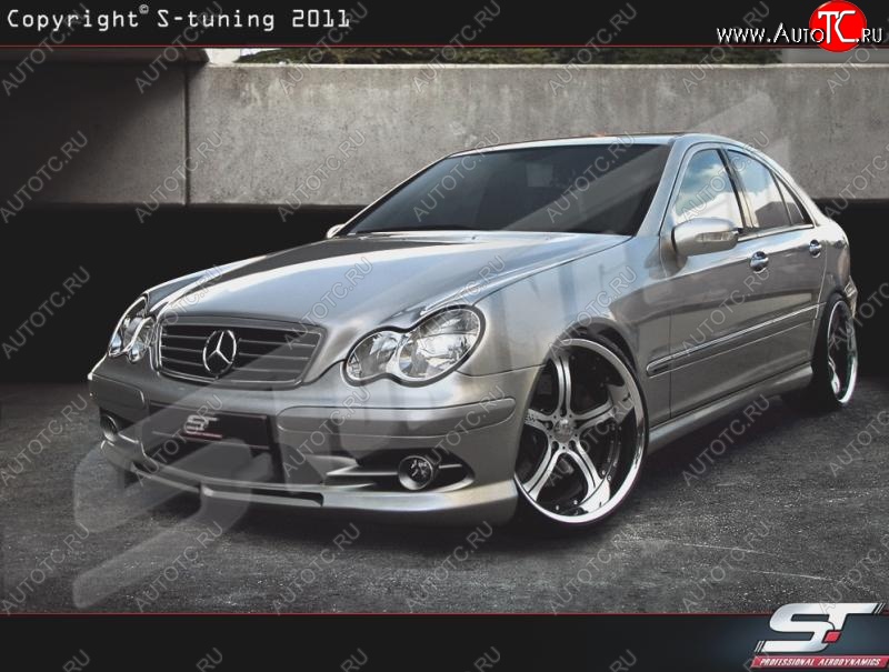 15 299 р. Пороги накладки Wild Mercedes-Benz C-Class W203 дорестайлинг седан (2000-2004)  с доставкой в г. Кемерово