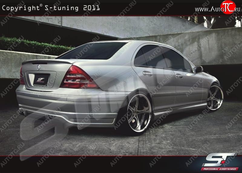 26 899 р. Задний бампер Wild Mercedes-Benz C-Class W203 дорестайлинг седан (2000-2004)  с доставкой в г. Кемерово