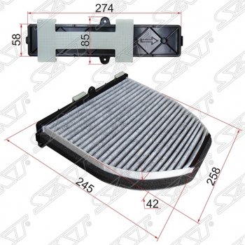 Фильтр салона SAT Mercedes-Benz C-Class ( W203,  W204) - GLK class  X204