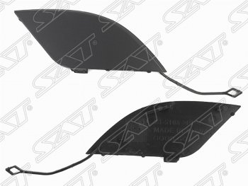 Заглушка в задний бампер SAT (под крюк) Mercedes-Benz C-Class  W204 (2007-2011) дорестайлинг седан