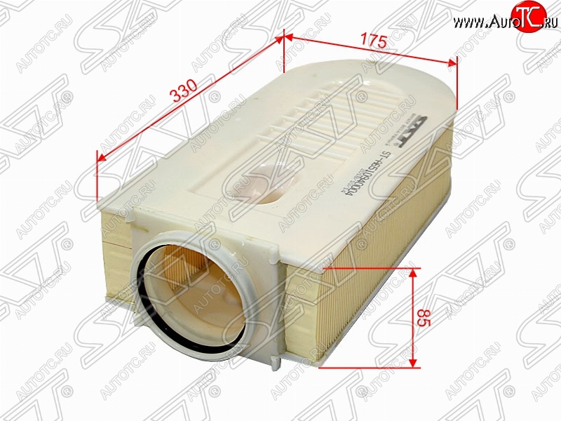 1 099 р. Фильтр воздушный двигателя SAT (330x175x85 mm)  Mercedes-Benz C-Class  W204 - E-Class  W212  с доставкой в г. Кемерово