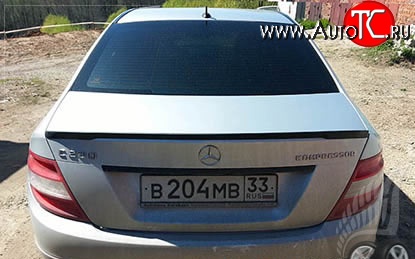 5 949 р. Лип спойлер EDO COMPETITION  Mercedes-Benz C-Class  W204 (2007-2015) дорестайлинг седан, рестайлинг седан (Неокрашенный)  с доставкой в г. Кемерово