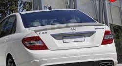 2 269 р. Лип спойлер M-VRS Mercedes-Benz C-Class W204 дорестайлинг седан (2007-2011) (Неокрашенный)  с доставкой в г. Кемерово. Увеличить фотографию 2