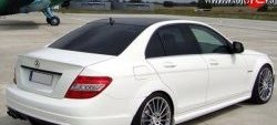 2 269 р. Лип спойлер M-VRS Mercedes-Benz C-Class W204 дорестайлинг седан (2007-2011) (Неокрашенный)  с доставкой в г. Кемерово. Увеличить фотографию 3