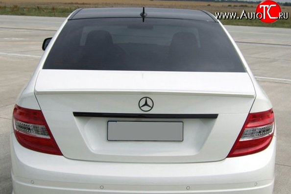 2 269 р. Лип спойлер M-VRS Mercedes-Benz C-Class W204 дорестайлинг седан (2007-2011) (Неокрашенный)  с доставкой в г. Кемерово