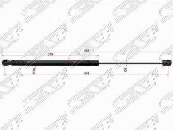 Упор капота SAT (газовый) Mercedes-Benz C-Class  W204 (2007-2015) дорестайлинг седан, рестайлинг седан