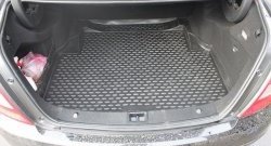 2 059 р. Коврик в багажник Element (полиуретан) Mercedes-Benz C-Class W204 дорестайлинг седан (2007-2011)  с доставкой в г. Кемерово. Увеличить фотографию 3