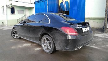 3 399 р. Лип спойлер АВТОКРАТ  Mercedes-Benz C-Class  W205 (2015-2018) дорестайлинг седан (Неокрашенный)  с доставкой в г. Кемерово. Увеличить фотографию 5
