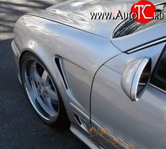 15 699 р. Комплект облегчённых пластиковых передних крыльев Prior Design Mercedes-Benz CLK class W208 (1997-2002) (Неокрашенные)  с доставкой в г. Кемерово