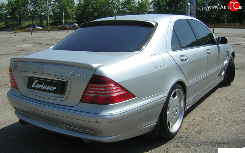 1 549 р. Козырёк на заднее лобовое стекло Lorinser Mercedes-Benz E-Class W211 дорестайлинг седан (2002-2006)  с доставкой в г. Кемерово