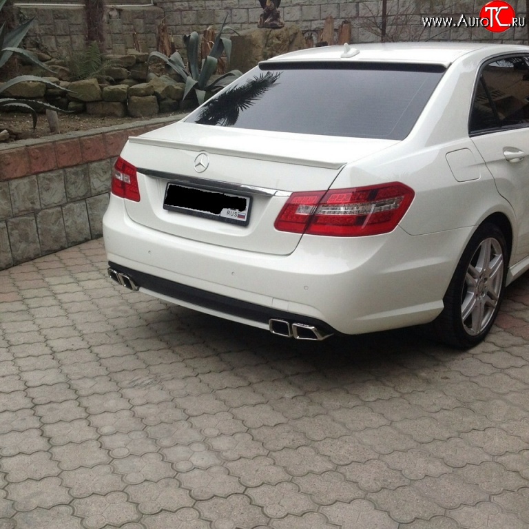 5 499 р. Козырёк на заднее стекло Sport v2  Mercedes-Benz E-Class  W212 (2009-2012) дорестайлинг седан (Неокрашенный)  с доставкой в г. Кемерово