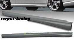 7 849 р. Пороги накладки CT Mercedes-Benz E-Class W211 дорестайлинг седан (2002-2006) (Неокрашенные)  с доставкой в г. Кемерово. Увеличить фотографию 2