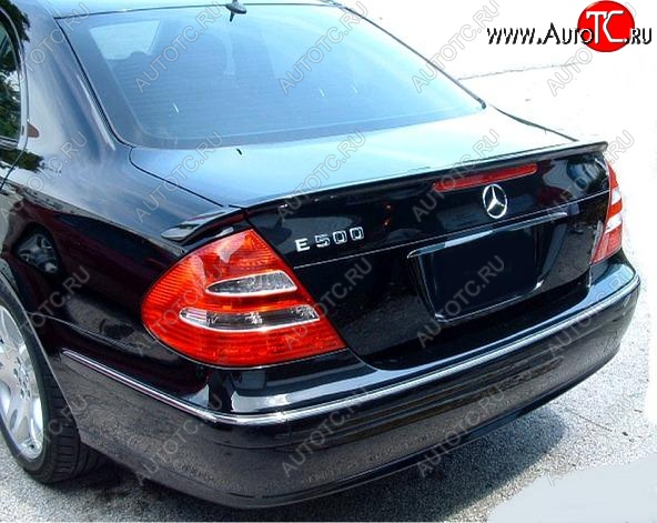 4 849 р. Лип спойлер BRABUS Mercedes-Benz E-Class W211 дорестайлинг седан (2002-2006) (Неокрашенный)  с доставкой в г. Кемерово