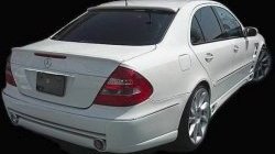 5 309 р. Лип спойлер Lorinzer Mercedes-Benz E-Class W211 дорестайлинг седан (2002-2006) (Неокрашенный)  с доставкой в г. Кемерово. Увеличить фотографию 2