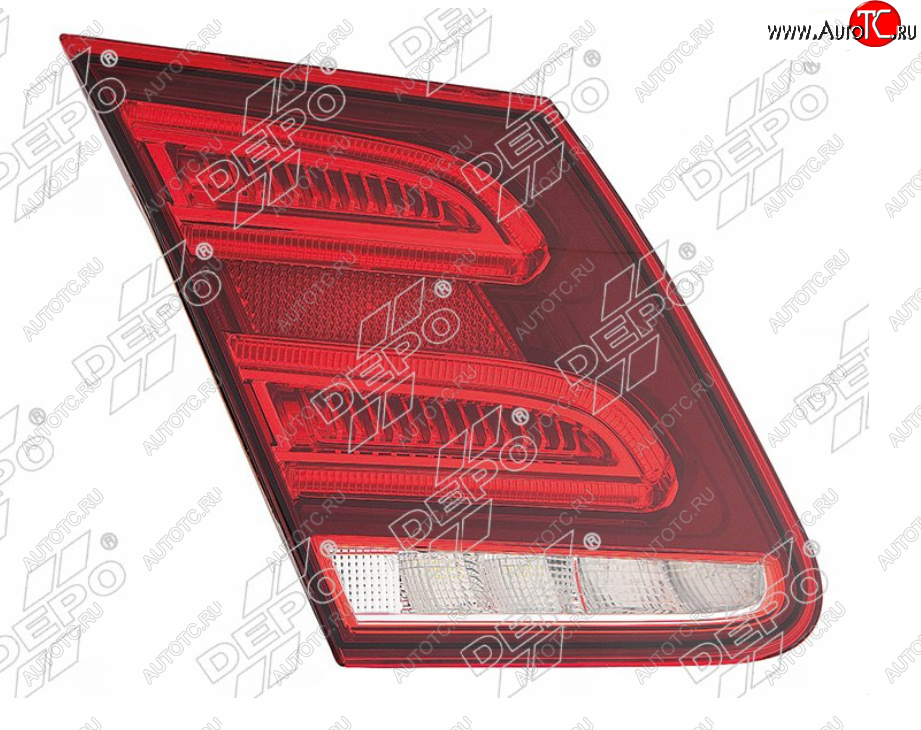 13 599 р. Левый фонарь в крышку багажника (LED) DEPO Mercedes-Benz E-Class W212 рестайлинг седан (2013-2017)  с доставкой в г. Кемерово