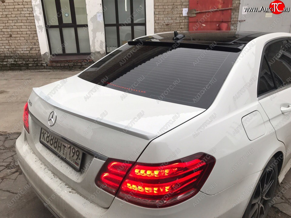 3 399 р. Козырек на заднее стекло АВТОКРАТ  Mercedes-Benz E-Class  W212 (2009-2017) дорестайлинг седан, рестайлинг седан (Неокрашенный)  с доставкой в г. Кемерово
