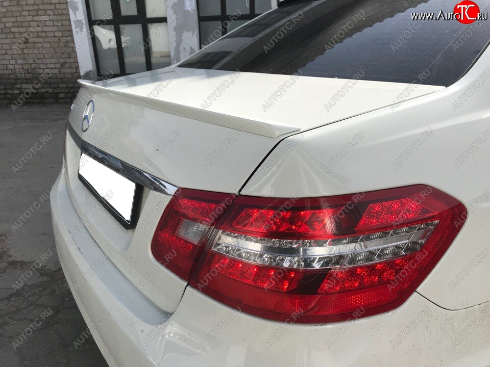 3 399 р. Лип спойлер АВТОКРАТ Лезвие  Mercedes-Benz E-Class  W212 (2009-2017) дорестайлинг седан, рестайлинг седан (Неокрашенный)  с доставкой в г. Кемерово