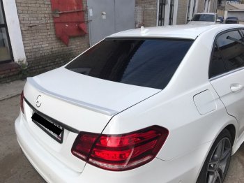 3 399 р. Лип спойлер АВТОКРАТ Лезвие  Mercedes-Benz E-Class  W212 (2009-2017) дорестайлинг седан, рестайлинг седан (Неокрашенный)  с доставкой в г. Кемерово. Увеличить фотографию 2