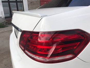 3 399 р. Лип спойлер АВТОКРАТ Лезвие  Mercedes-Benz E-Class  W212 (2009-2017) дорестайлинг седан, рестайлинг седан (Неокрашенный)  с доставкой в г. Кемерово. Увеличить фотографию 3