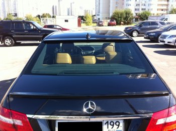 3 399 р. Лип спойлер АВТОКРАТ AMG  Mercedes-Benz E-Class  W212 (2009-2017) дорестайлинг седан, рестайлинг седан (Неокрашенный)  с доставкой в г. Кемерово. Увеличить фотографию 3