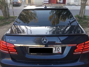 3 399 р. Лип спойлер АВТОКРАТ AMG  Mercedes-Benz E-Class  W212 (2009-2017) дорестайлинг седан, рестайлинг седан (Неокрашенный)  с доставкой в г. Кемерово. Увеличить фотографию 7