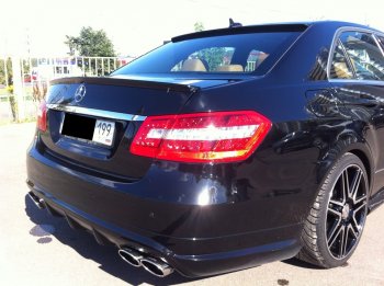 3 399 р. Лип спойлер АВТОКРАТ AMG  Mercedes-Benz E-Class  W212 (2009-2017) дорестайлинг седан, рестайлинг седан (Неокрашенный)  с доставкой в г. Кемерово. Увеличить фотографию 8