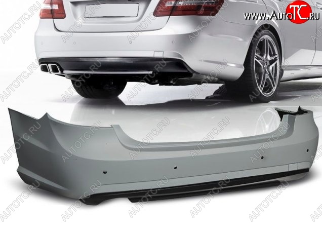 47 399 р. Задний бампер (седан) AMG Style Mercedes-Benz E-Class W212 дорестайлинг седан (2009-2012) (Неокрашенный)  с доставкой в г. Кемерово